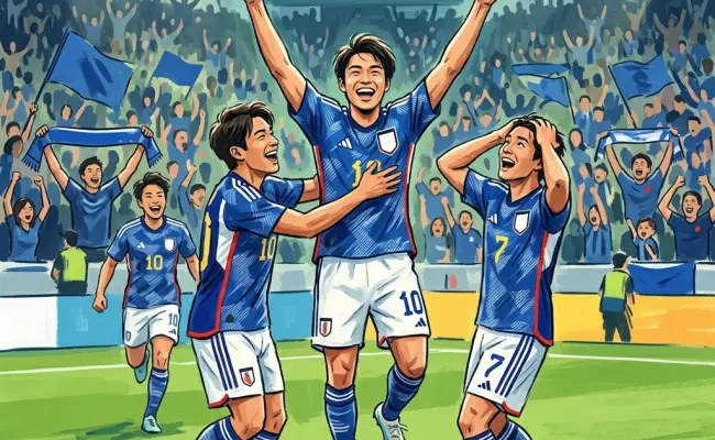 4-0，日本队收获亚洲球队在世界杯历史的最大比分胜利