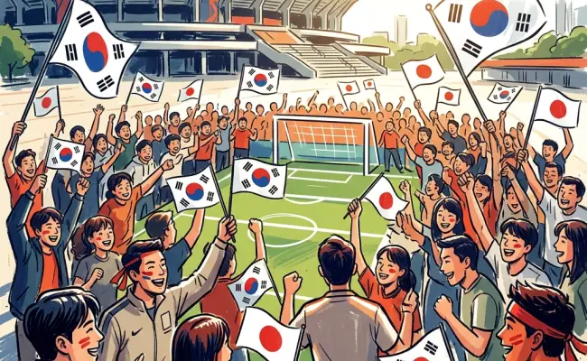 韩国球迷纷纷发文为日本加油：当一天日本人也行