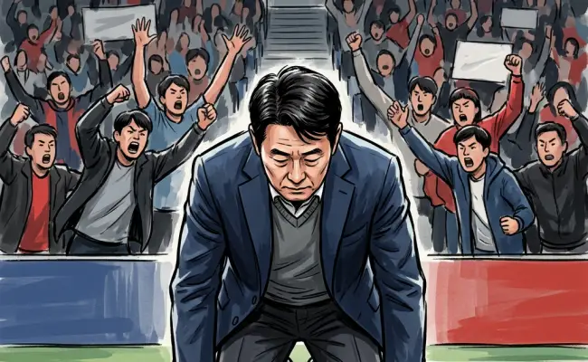 韩国队球迷组织要求洪明甫下跪谢罪并退出足球圈